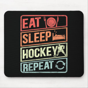 Retro Day Hockey Meme Vintage Sports Funny Joke Mouse Mat