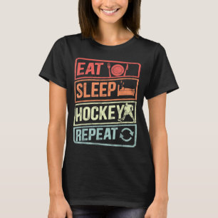 Retro Day Hockey Meme Vintage Sports Funny Joke T-Shirt