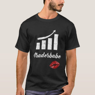 Retro Day Trader Stock Trading Market Investor Gra T-Shirt