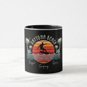 Retro Daytona Beach Surfing Mug