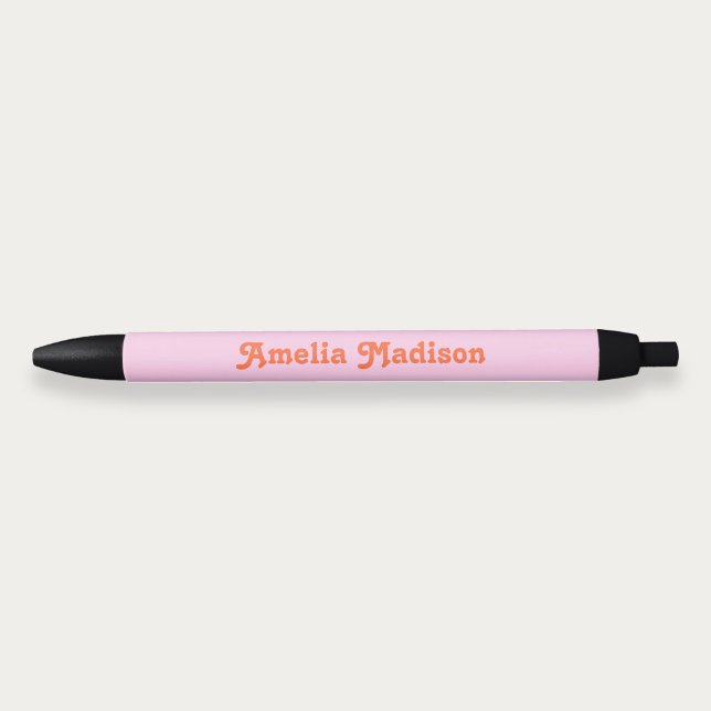 Retro Decorative Pink Orange Pen (Creator Uploaded)