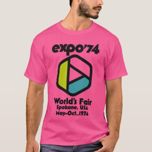 Retro Defunct Expo 74 Worlds Fair Spokane Washingt T-Shirt
