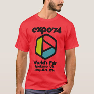 Retro Defunct Expo 74 Worlds Fair Spokane Washingt T-Shirt
