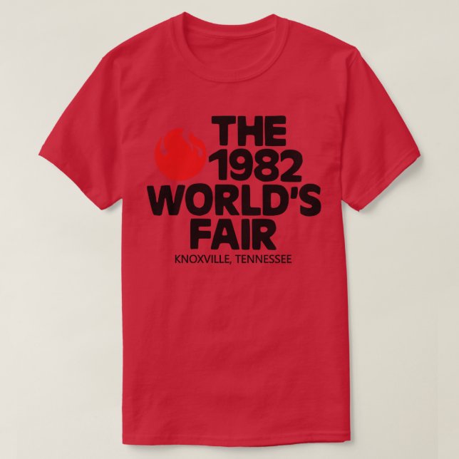 Retro Defunct Expo 82 Worlds Fair Knoxville Tennes T-Shirt (Design Front)