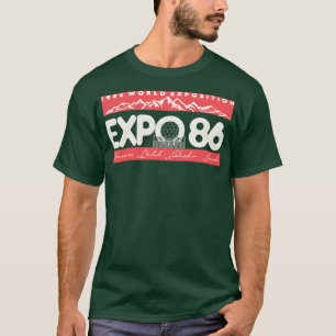 Retro Defunct Expo 86 Worlds Fair Vancouver Canada T-Shirt