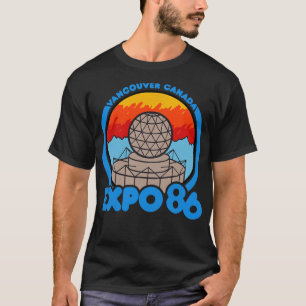 Retro Defunct Expo 86 Worlds Fair Vancouver Canada T-Shirt