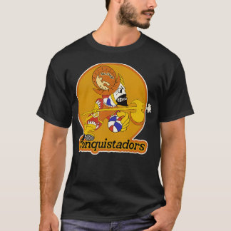 Retro Defunct San Diego Conquistadors Basketball T-Shirt