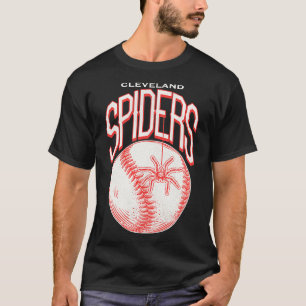 Retro Defunct Spiders Baseball T-Shirt