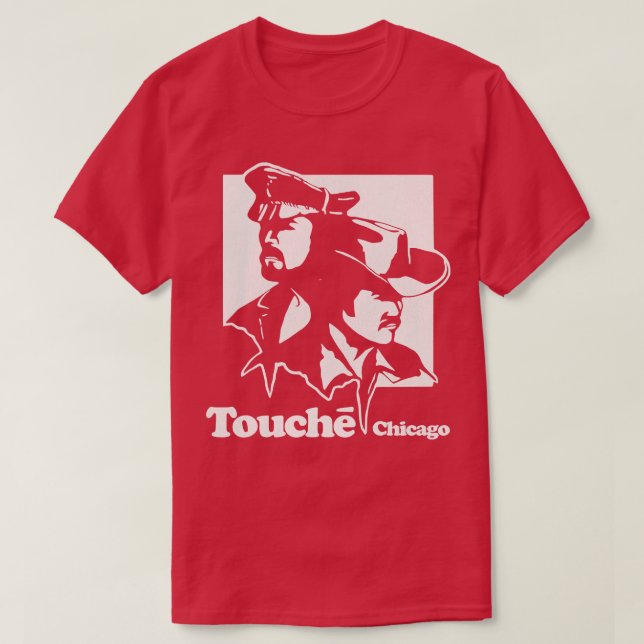 Retro Defunct Touche Chicago Gay Nightclub T-Shirt (Design Front)