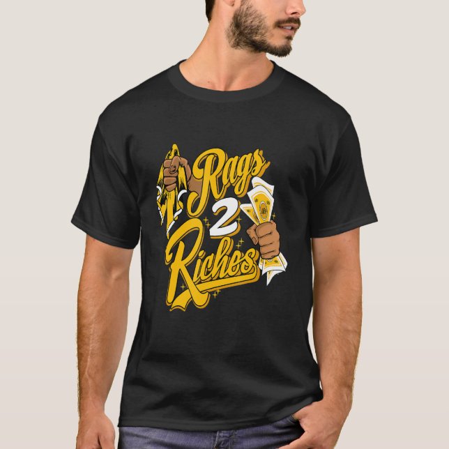Retro Del Sol 13s Tee Streetwear Rag 2 Riches 13 D (Front)