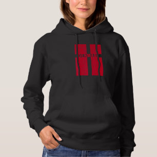 Retro Denmark Flag Danish Souvenir Big Vintage Sty Hoodie