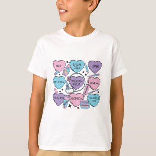 Retro Dermatology Valentine's Day Heart Candy Derm T-Shirt