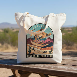 Retro Desert Family Reunion ID1134 Tote Bag