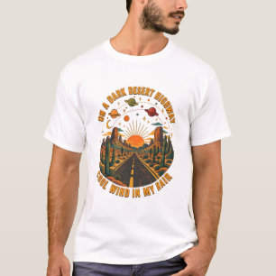 Retro Desert Highway Sunset T-Shirt