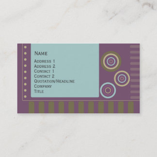 Retro Design Business Card