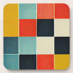 Retro Design Coaster Set