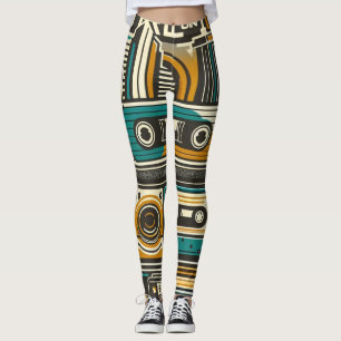Retro design  leggings