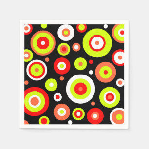Retro design napkin