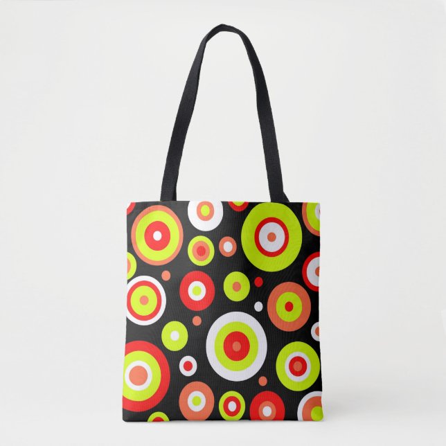 Retro design tote bag (Front)