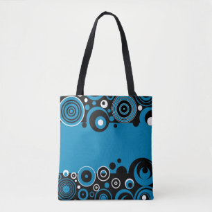 Retro design tote bag