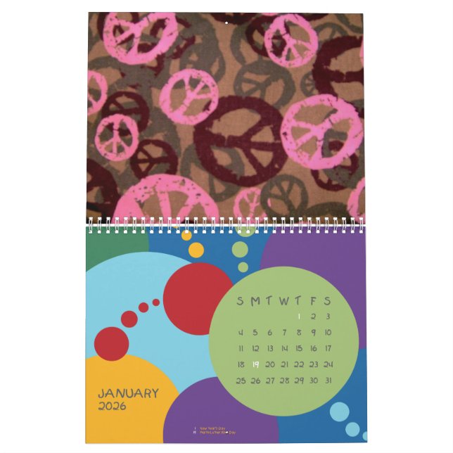 Retro Designs-Calendar Calendar (Jan 2026)