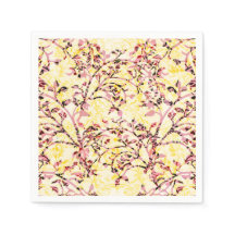 Retro dessert napkin with piped frosting details