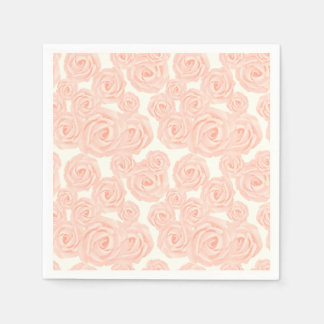 Retro dessert napkins with piped frosting roses