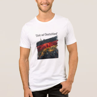 Retro Deutschland Skyline Tri-Blend Shirt