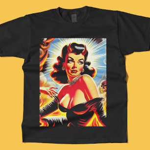 Retro Devilish Pinup T-Shirt