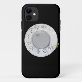 Retro dial phone funny old school telephone mobile iPhone 11 case