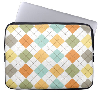 Retro Diamond Pattern Laptop Sleeve