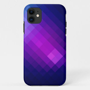 Retro diamond seamless texture wall graphic 5 iPhone 11 case