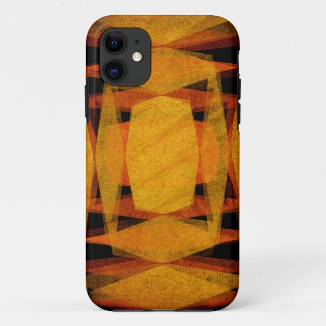 Retro diamond shapes pattern Case-Mate iPhone case (Back)