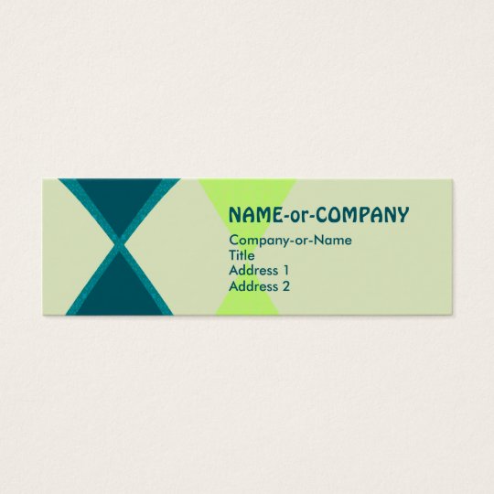 retro diamonds : mini business card