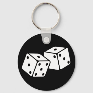 Retro Dice Key Ring