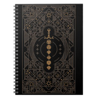 Retro Dice Sword Minimalist Tabletop RPG