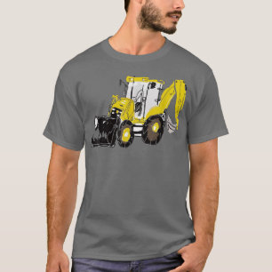 Retro Digger Big Trucks Digging Excavator, funny d T-Shirt