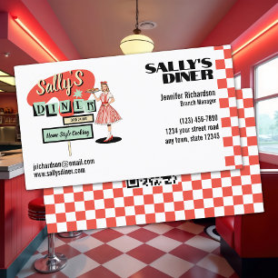 Retro Diner Business Card