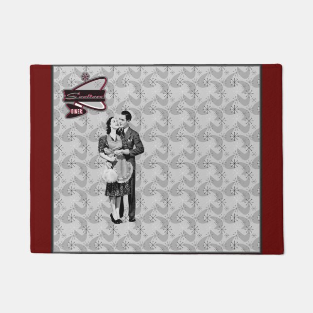 Retro Diner Doormat (Front)