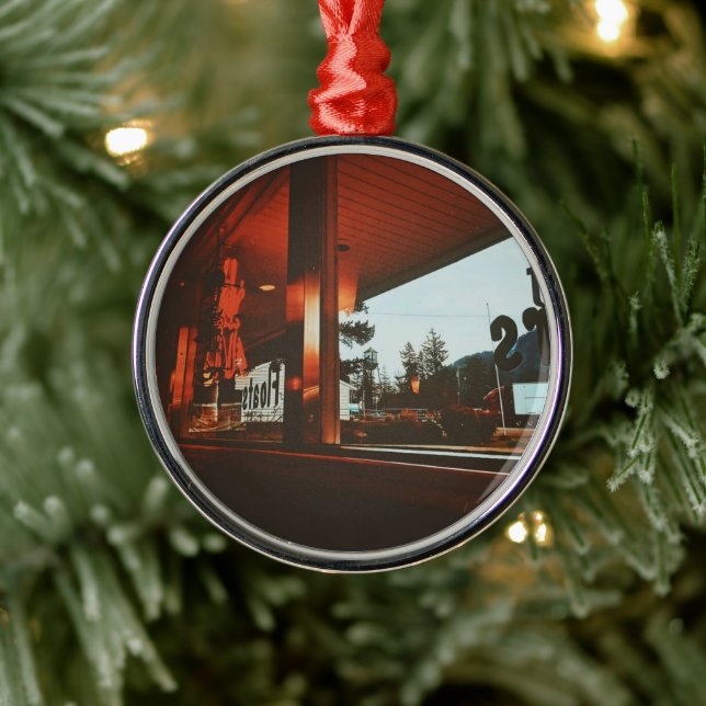  Retro Diner in the Pacific Northwest Metal Tree Decoration (Tree)
