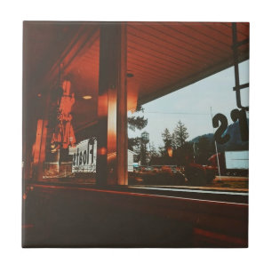  Retro Diner in the Pacific Northwest Tile