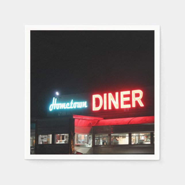 Retro Diner Napkin (Front)
