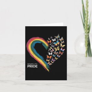 Retro Disability Pride Flag Disabled Pride Month A Card