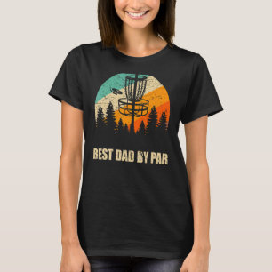 Retro Disc Golf Best Dad Sunset Vintage Frisbee G T-Shirt