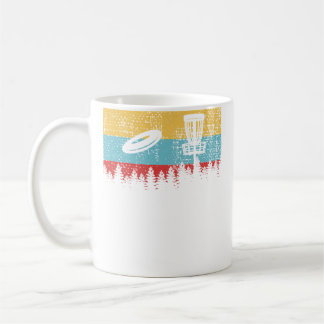 Retro Disc Golf Design Disc Golf Player Frisbee Go Coffee Mug