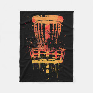 Retro Disc Golf Frolf - Vintage Frisbee Golf Fleece Blanket