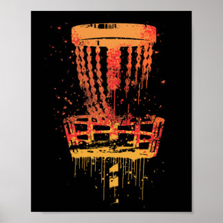 Retro Disc Golf Frolf - Vintage Frisbee Golf Poster