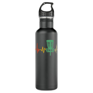 Retro DIsc Golf,  Heartbeat Disc Golf Basket 710 Ml Water Bottle
