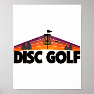 Retro Disc Golf Lover Design - Disc Golf Sport  Poster