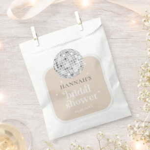 Retro Disco Ball Bridal Shower Favour Bags